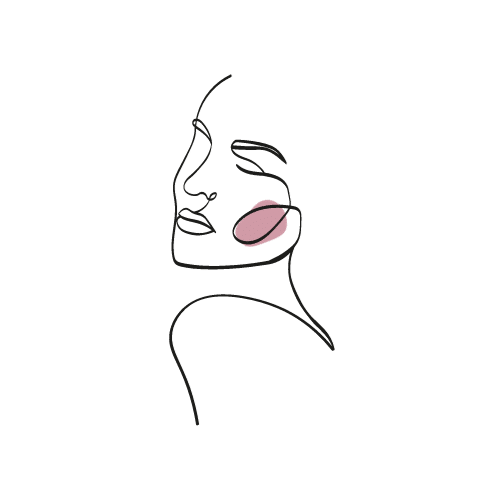 linee che rappresentano una volto femminile. gift card consulenza d'immagine Milano
