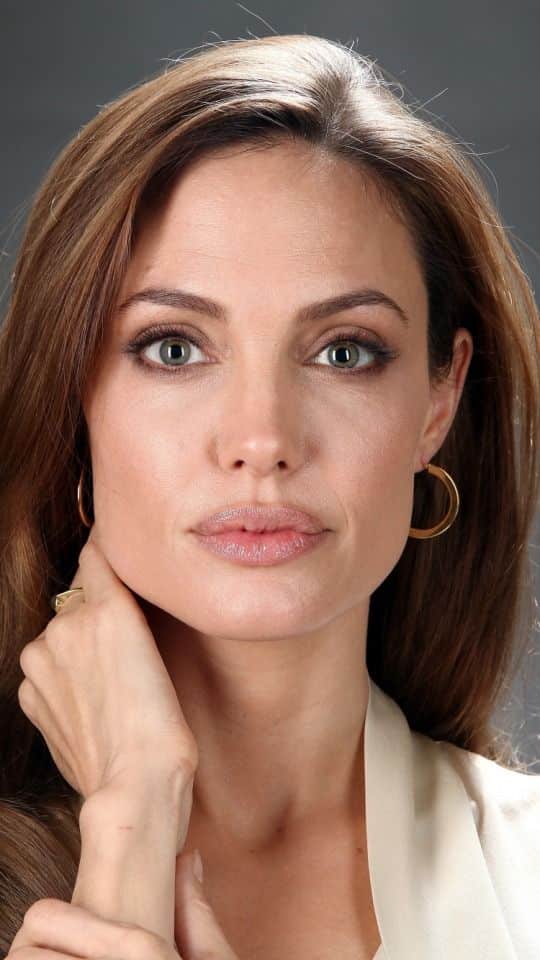 Angelina Jolie facial shape